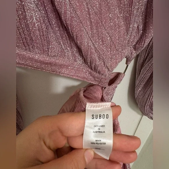 SUBOO Mars Long Sleeve Cut Out Mini Dress Size XS - Picture 3 of 6